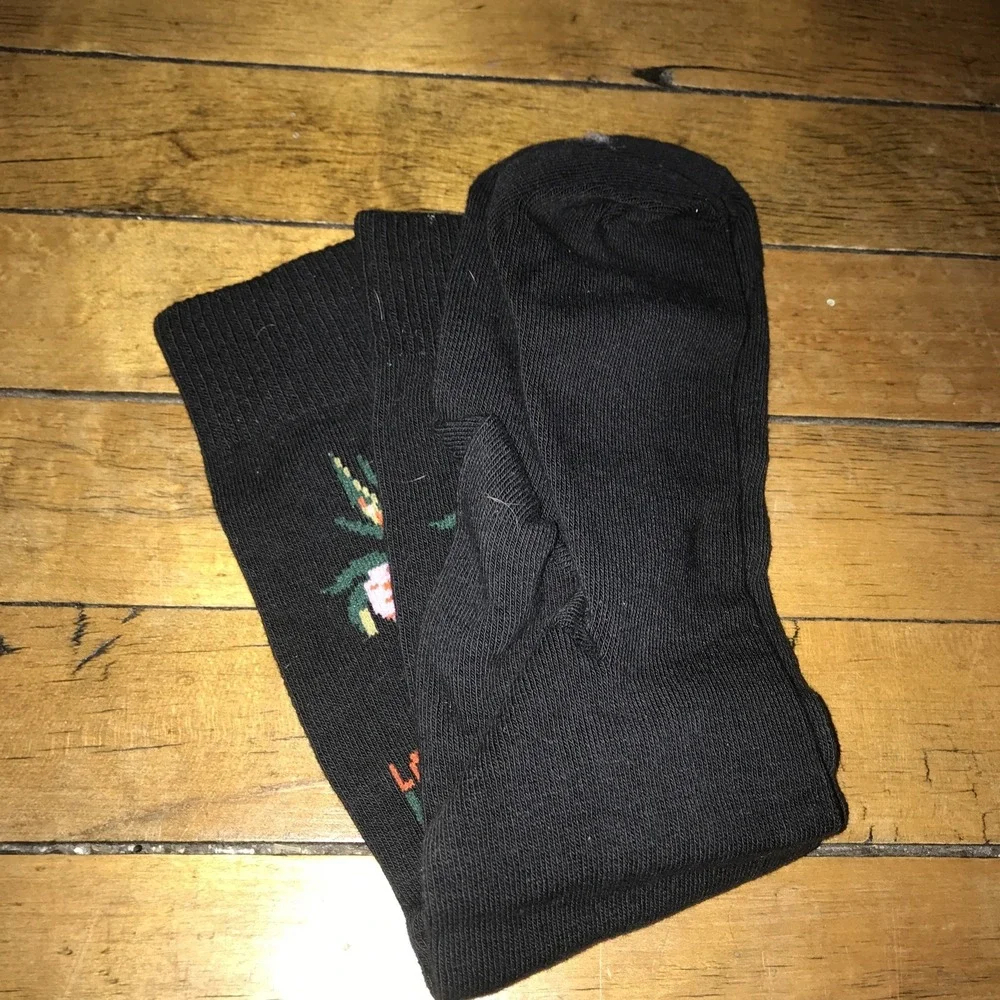 Lauren Daigle 2020 World Tour Socks‎ Black NWOT